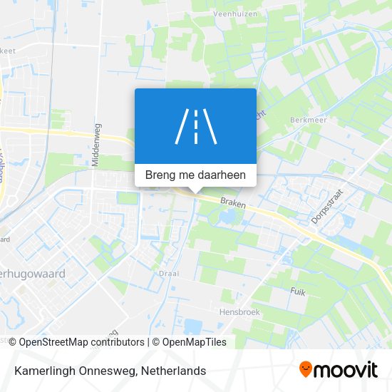 Kamerlingh Onnesweg kaart