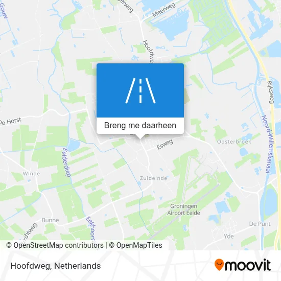 Hoofdweg kaart