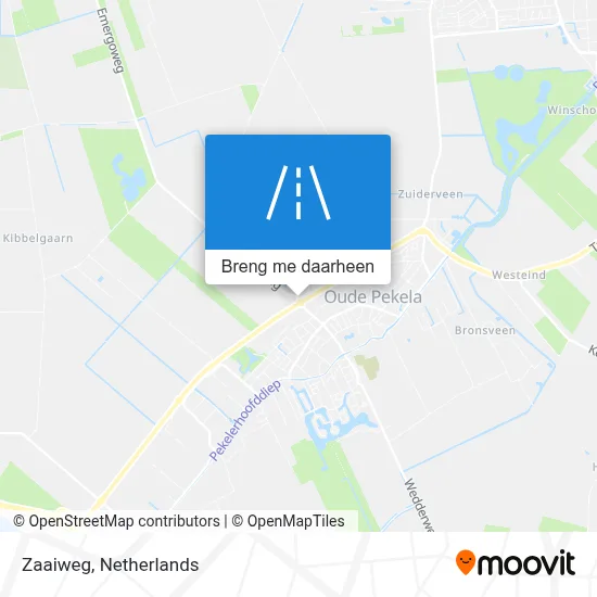 Zaaiweg kaart
