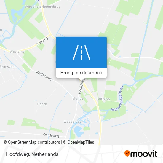 Hoofdweg kaart