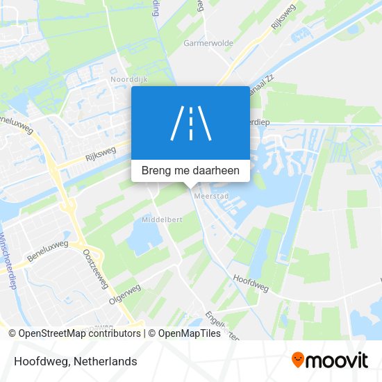 Hoofdweg kaart