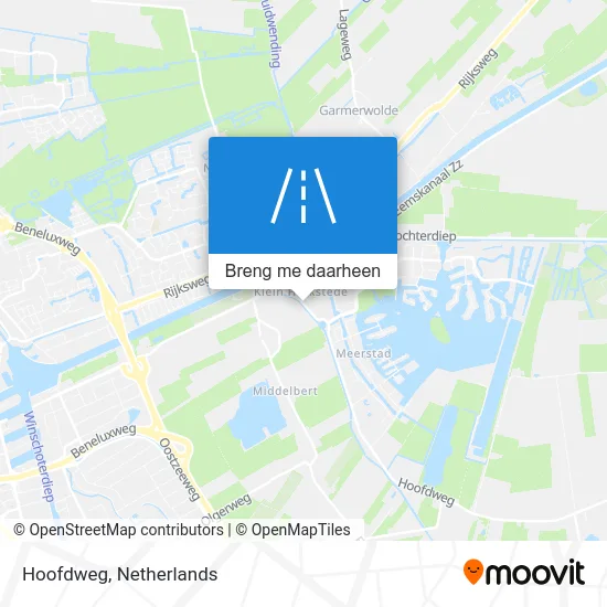 Hoofdweg kaart