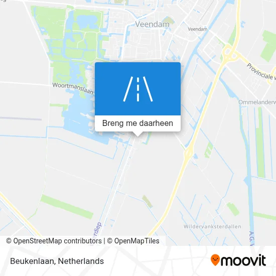 Beukenlaan kaart