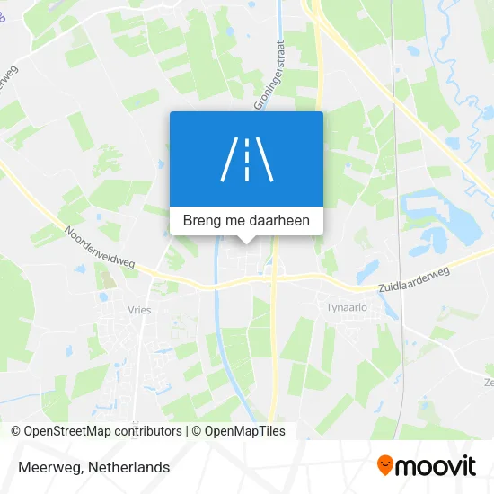 Meerweg kaart