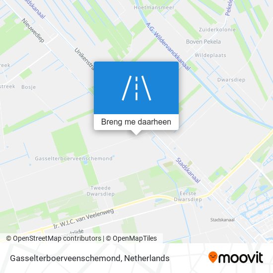 Gasselterboerveenschemond kaart