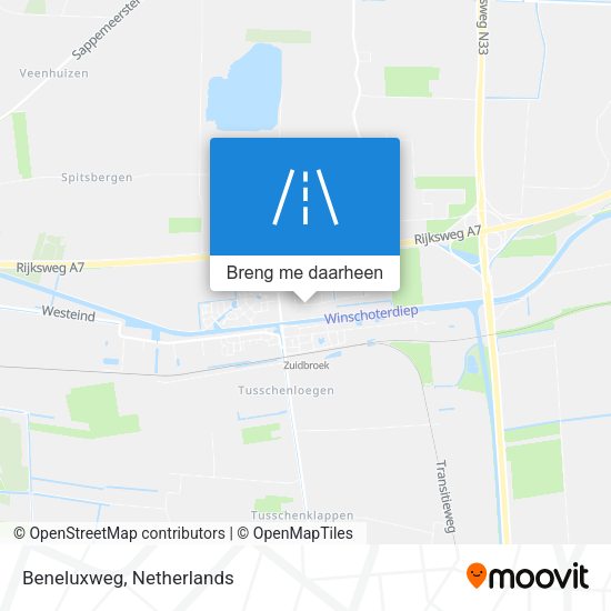 Beneluxweg kaart