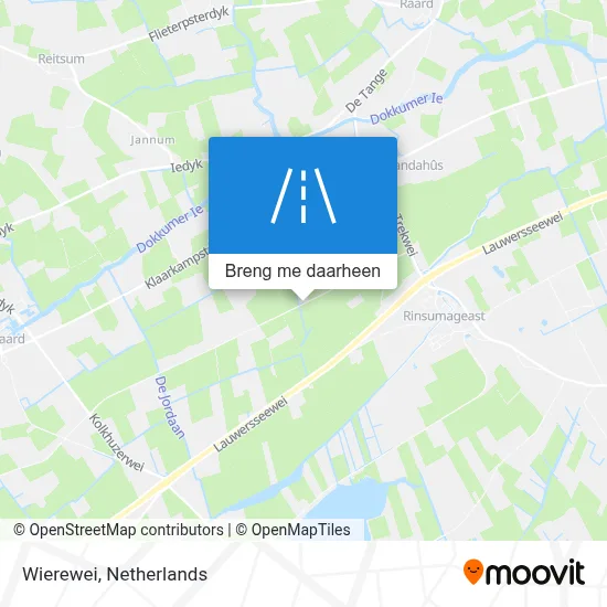 Wierewei kaart