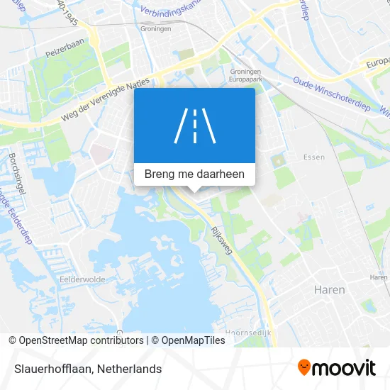 Slauerhofflaan kaart