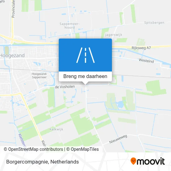Borgercompagnie kaart
