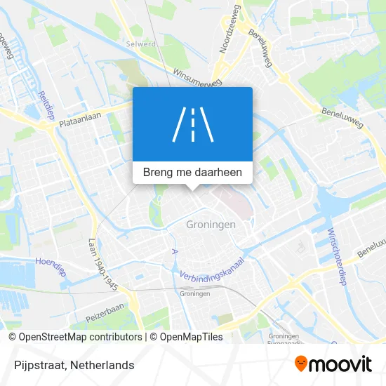 Pijpstraat kaart