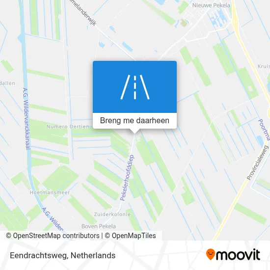 Eendrachtsweg kaart