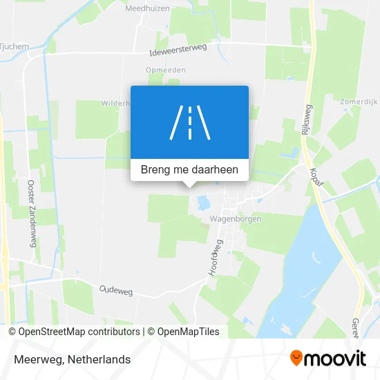Meerweg kaart