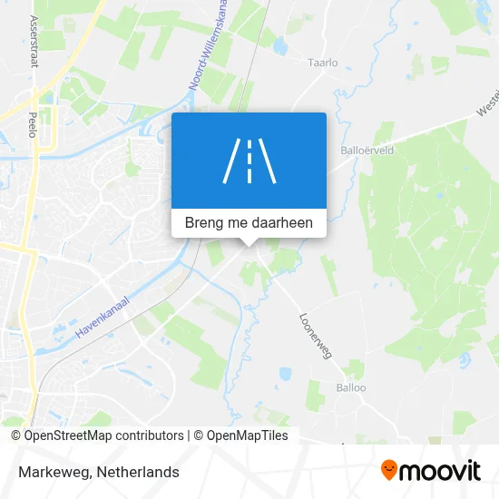 Markeweg kaart