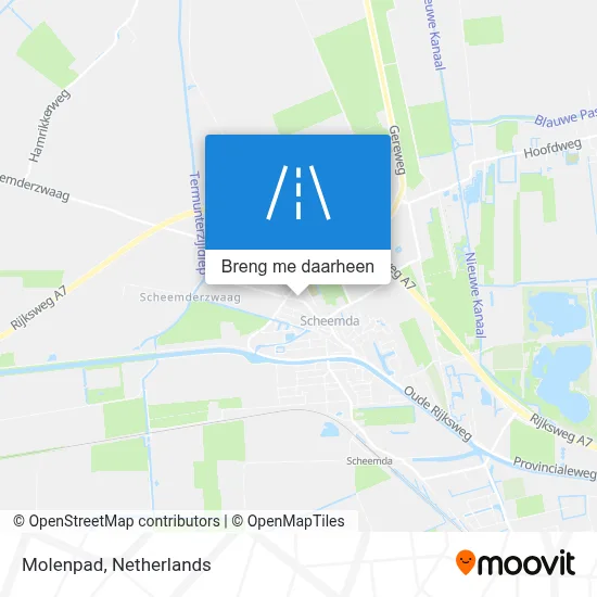 Molenpad kaart