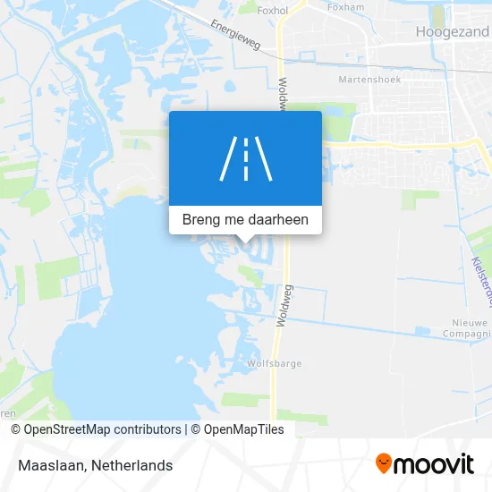 Maaslaan kaart