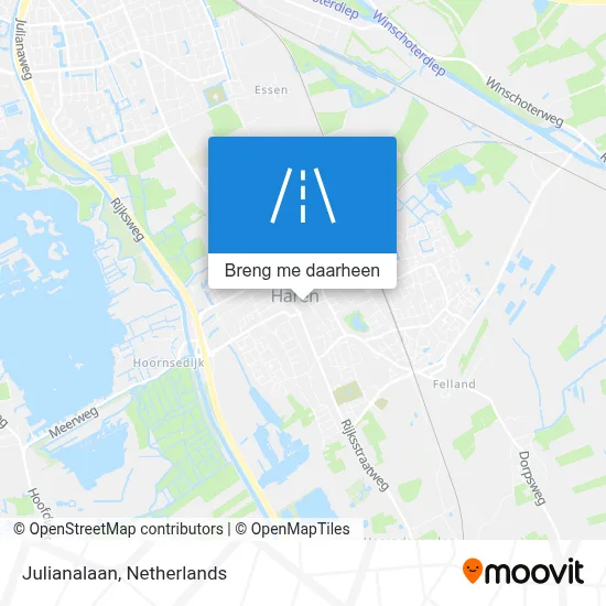 Julianalaan kaart