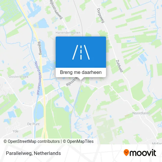 Parallelweg kaart