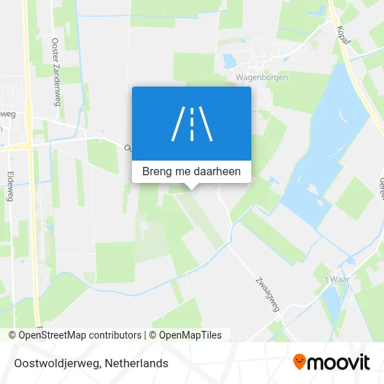 Oostwoldjerweg kaart