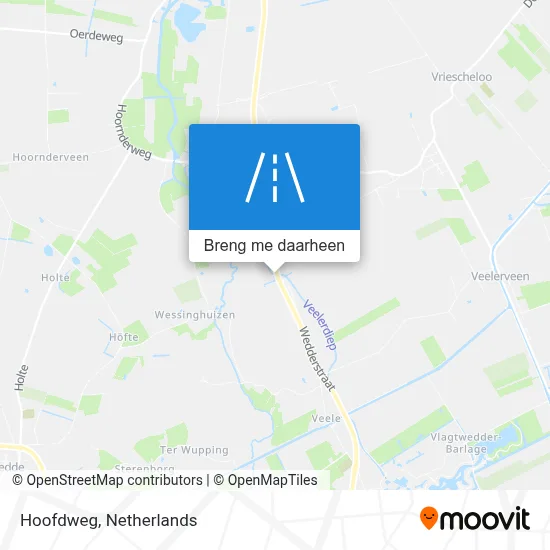 Hoofdweg kaart