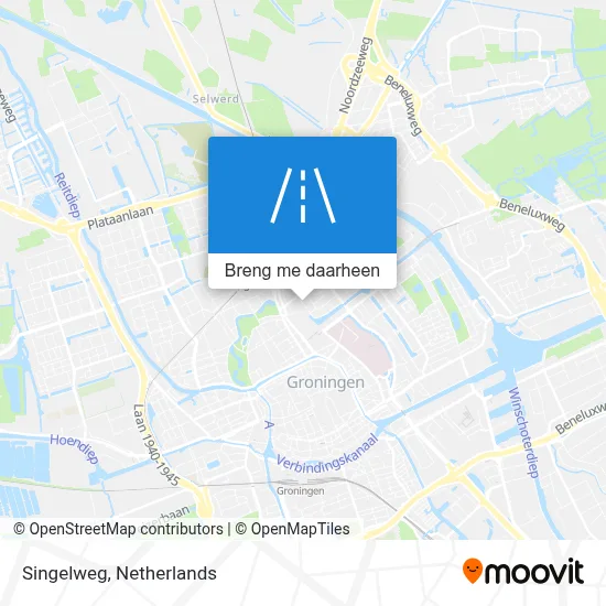 Singelweg kaart