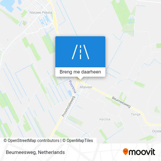 Beumeesweg kaart
