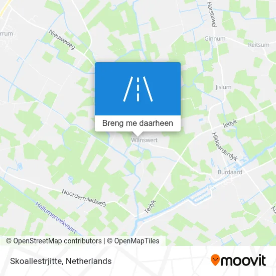 Skoallestrjitte kaart