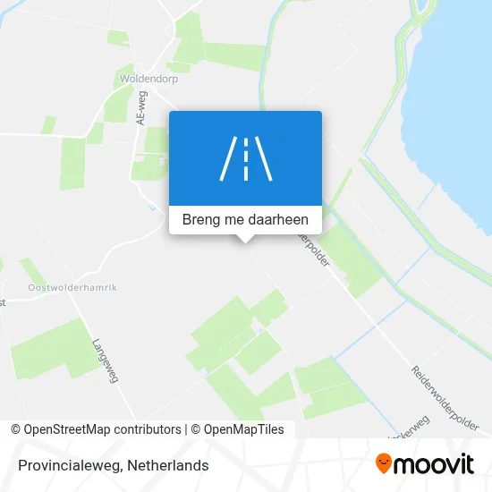Provincialeweg kaart
