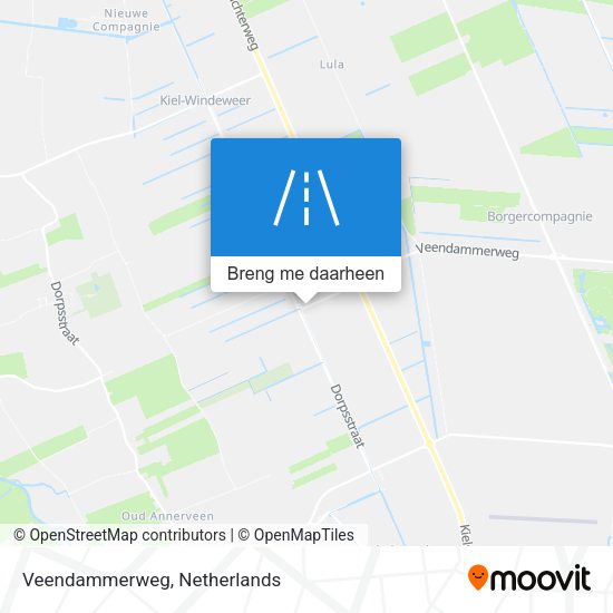 Veendammerweg kaart