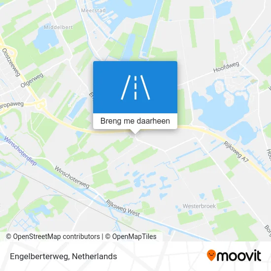 Engelberterweg kaart