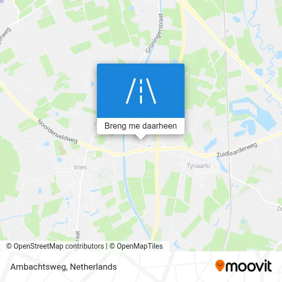 Ambachtsweg kaart