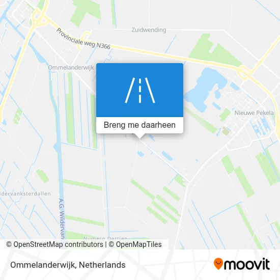 Ommelanderwijk kaart