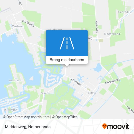 Middenweg kaart