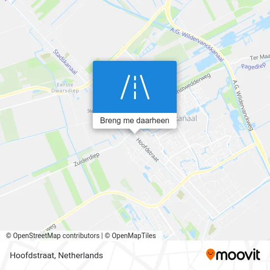Hoofdstraat kaart