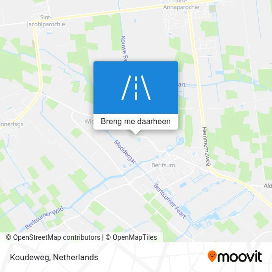 Koudeweg kaart