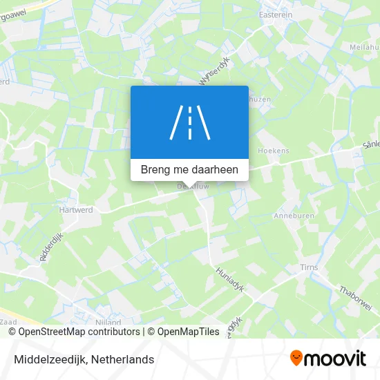 Middelzeedijk kaart