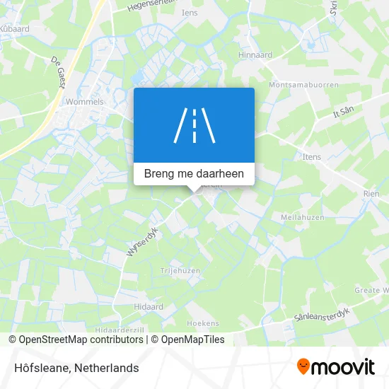 Hôfsleane kaart