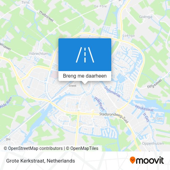Grote Kerkstraat kaart