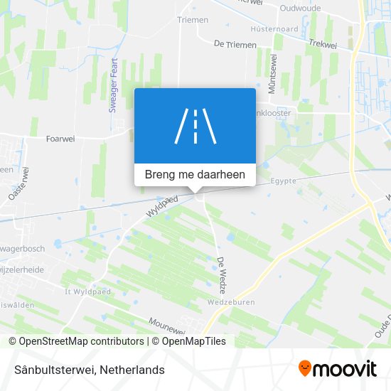 Sânbultsterwei kaart