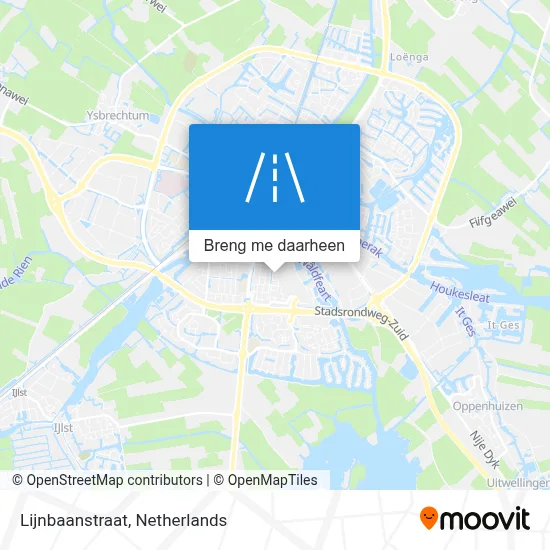 Lijnbaanstraat kaart