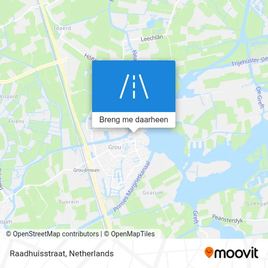 Raadhuisstraat kaart
