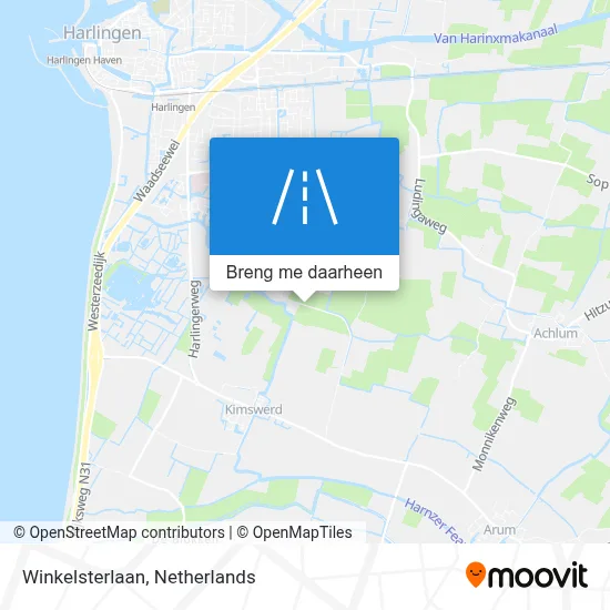 Winkelsterlaan kaart