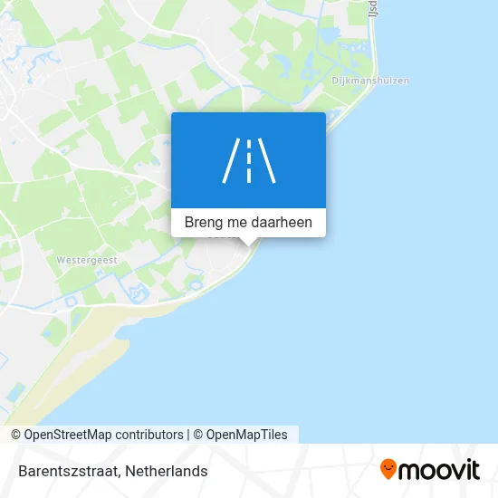 Barentszstraat kaart