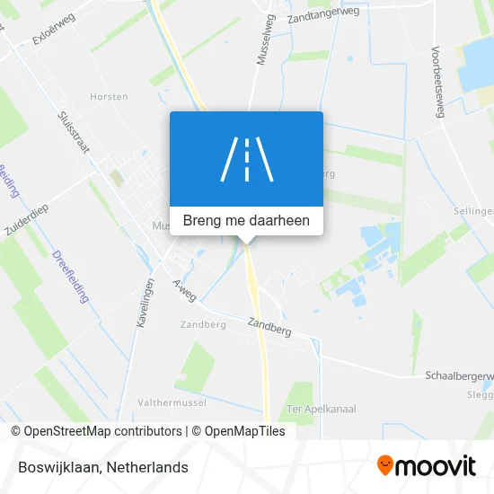 Boswijklaan kaart