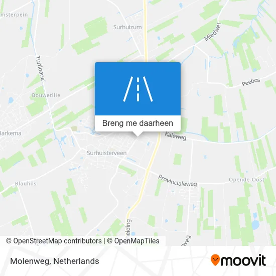Molenweg kaart