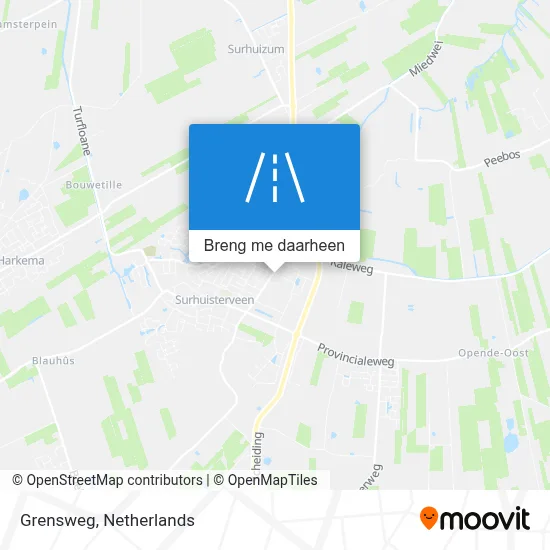 Grensweg kaart
