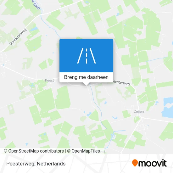 Peesterweg kaart