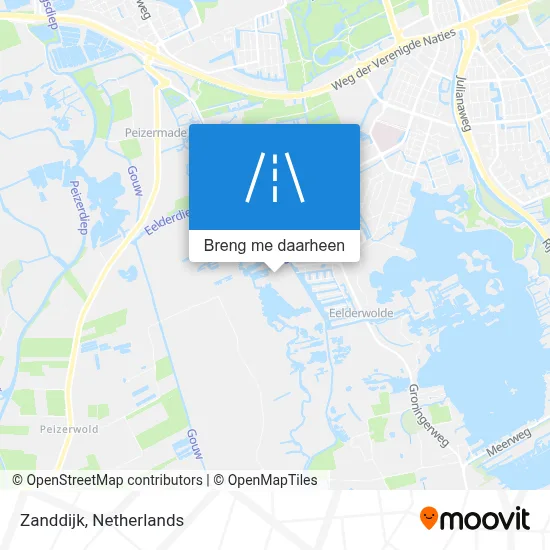 Zanddijk kaart