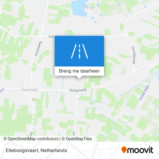 Elleboogsvaart kaart
