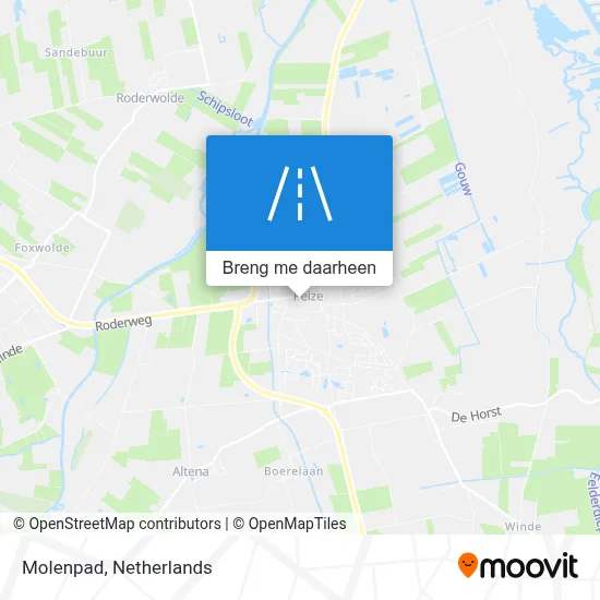 Molenpad kaart