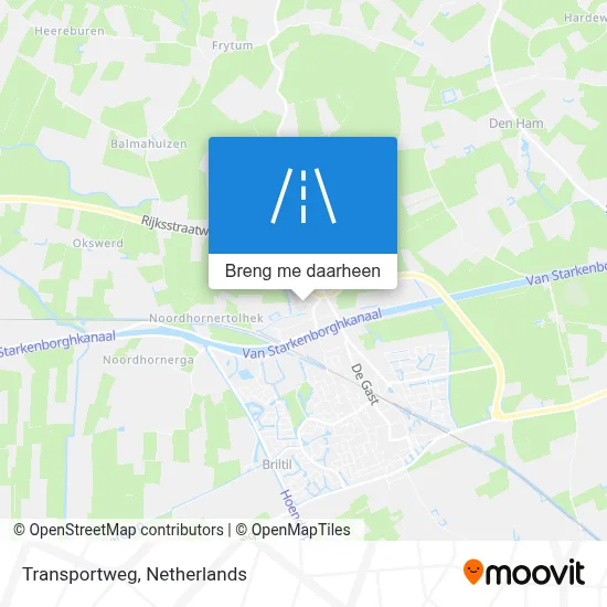 Transportweg kaart